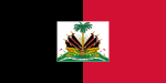 Duvalier hanedanı yönetiminde Haiti bayrağı (1964-1986)