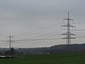 An dieser Stelle endete bis 1991 der in Betrieb befindliche Teil der Leitung an der alten 110-kV-Leitung Neuhaus-Schierschnitz–Kulmbach