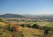 Das Gacko Polje in Kroatien, eine landwirtschaftlich intensiv genutzte Region