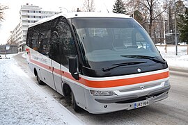Iveco Indcar Mago 2 midibus in Jyväskylä, Finland