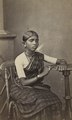 Klingalese woman from Madras, India, around 1880