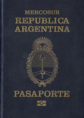 Passaporte biométrico argentino