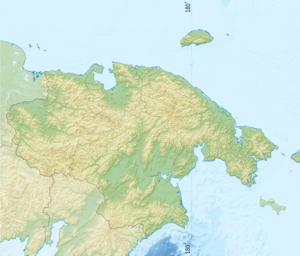 Diomedovi otoci na zemljovidu Čukotskog autonomnog okruga
