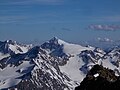 Similaun und Kleiner Similaun vom Vorderen Brochkogel, Kreuzspitze links davor