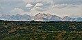 West aspect of Spiller Peak centered, surrounded by La Plata Mountains