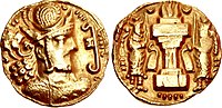 Sind coin of Bahram V (r.420-438 CE)