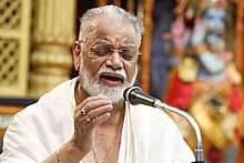 Radhakrishnan singing at Guruvayoor Chembai Sangetholsavam 2018