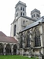 Cathédrale de Verdun depuis le cloître