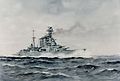 HMS Hood var den største slagkrydser, der blev bygget