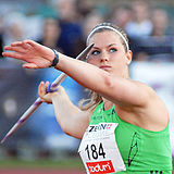 Ásdís Hjálmsdóttir Rang vierzehn mit 56,72 m