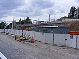 Under construction on the site of the former railway station