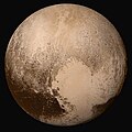 Pluto (image from New Horizons mission, July 2015)