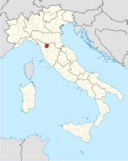 Provincia de Pistoia - Localizazion