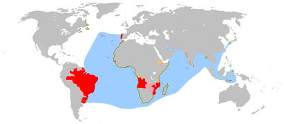 Actual possessions  Explorations  Areas of influence and trade  Claims of sovereignty  Trading posts  Main sea explorations, routes and areas of influence