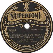 Buell Kazee – A Mountain Boy Makes His First Record, 1929