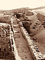 Pevnost v Buhen, před dokončením Asuánské přehrady