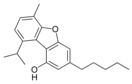 Strukturformel Cannabifuran