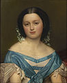 Image 15 Portrait of Henriette Mayer van den Bergh Painting: Jozef Van Lerius Portrait of Henriette Mayer van den Bergh, an oil painting on canvas completed by the Belgian painter Jozef Van Lerius (1823–1876) in 1857. Van Lerius, a student of Gustaf Wappers, was a teacher at the Royal Academy of Fine Arts in Antwerp from age 31. He was known primarily for his mythological and biblical scenes, as well as his portraits and genre pictures. The subject, Henriette Mayer van den Bergh, was the mother of the art collector Fritz Mayer van den Bergh; after his death, she founded the Museum Mayer van den Bergh in Antwerp to house his collection. More selected pictures