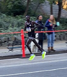 Kibiwott Kandie at the 2021 New York City Marathon