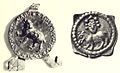 Münze von 1224, das Wappen Berns zeigend