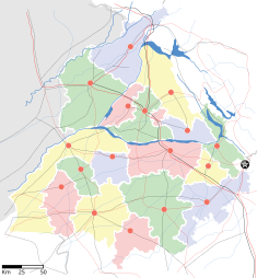 Map indicating the location of Pathankot