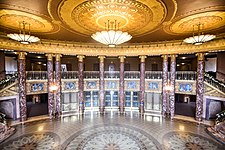 Severance Hall'ün büyük giriş salonu, 1931