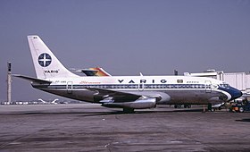 PP-VMK, le Boeing 737 de la Varig impliqué dans l'accident, ici photographié en octobre 1983