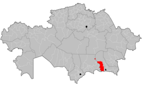 Localisation de District de Djamboul