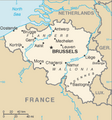 Wallonia in relation with Belgium and the neighbouring countries: France, Germany etc.