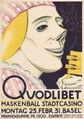 1931, Plakat für einen Maskenball im Stadtcasino Basel