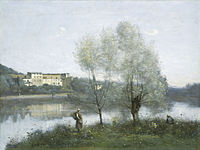 장바티스트카미유 코로, c. 1867, Ville d’Avray 내셔널 갤러리 오브 아트, 워싱턴 D.C.. 바비존 스쿨
