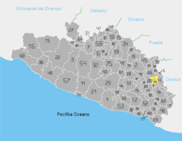 Xalpatlahuac – Mappa