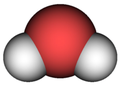 Molècula d'aigua, H₂O