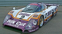 La Jaguar XJR-9 LM ayant remporté les 24 Heures du Mans