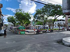 Praça do Mangabinha, um dos bairros mais populosos da cidade