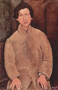Amedeo Modigliani, Portret van Chaïm Soutine, 1916.