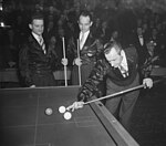 (v.l.n.r.) Walter Lütgethman (DEU), August Tiedtke (DEU) und Henk Metz (NED) bei der EM 1953
