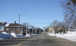 Looking west in Brandon