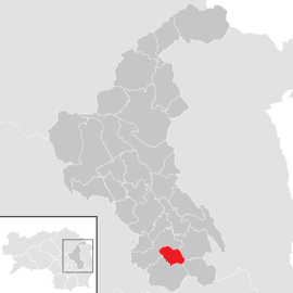 Poloha obce Hofstätten an der Raab v okrese Weiz (klikacia mapa)