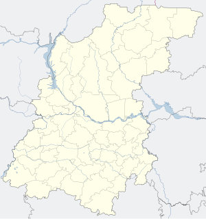 Викса. Карта розташування: Нижньогородська область