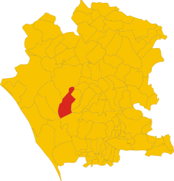 Lokasi Francolise di Provinsi Caserta