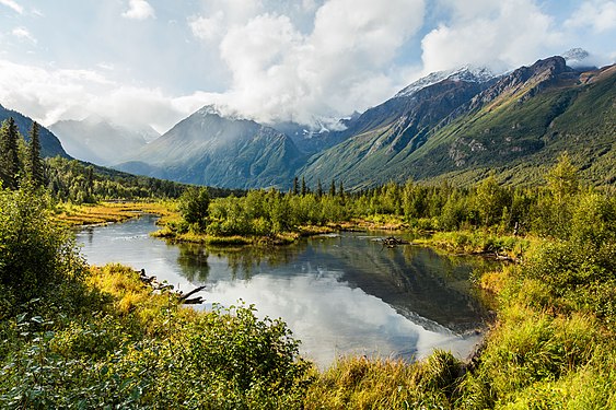 Eagle River Park, Anchorage, Alaska, USA.