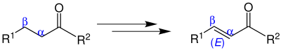 Reaktionsschema Saegusa-Oxidation