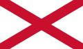 Kreuz des hl. Patrizius (repräsentiert Irland im Union Jack)
