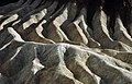 Réseau de ravines, Vallée de la Mort, États-Unis