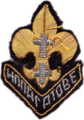 Old Belarusian Scout badge, which existed from 1945 to 1951 in Germany