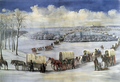 Image 16Mormon pioneers crossing the Mississippi on the ice (from Mormons)