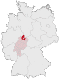 Localização de Kassel na Alemanha