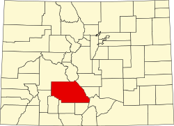 Koartn vo Saguache County innahoib vo Colorado