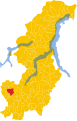 Collocatio finium municipii in Provincia Comensi.